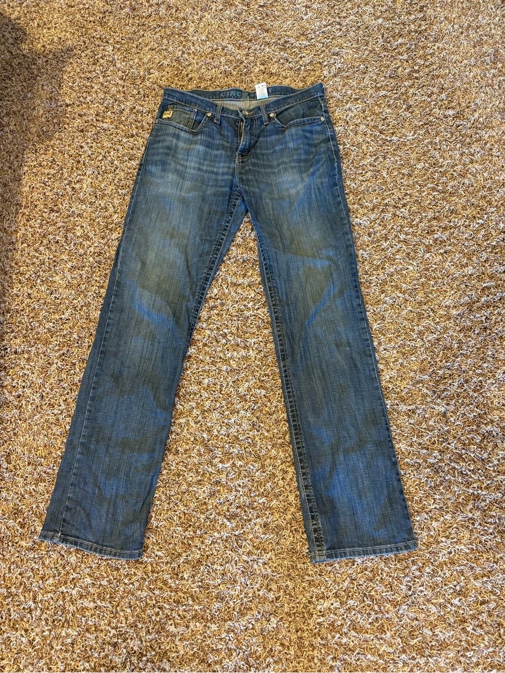 Cinch Men's Dark Blue Straight Jeans